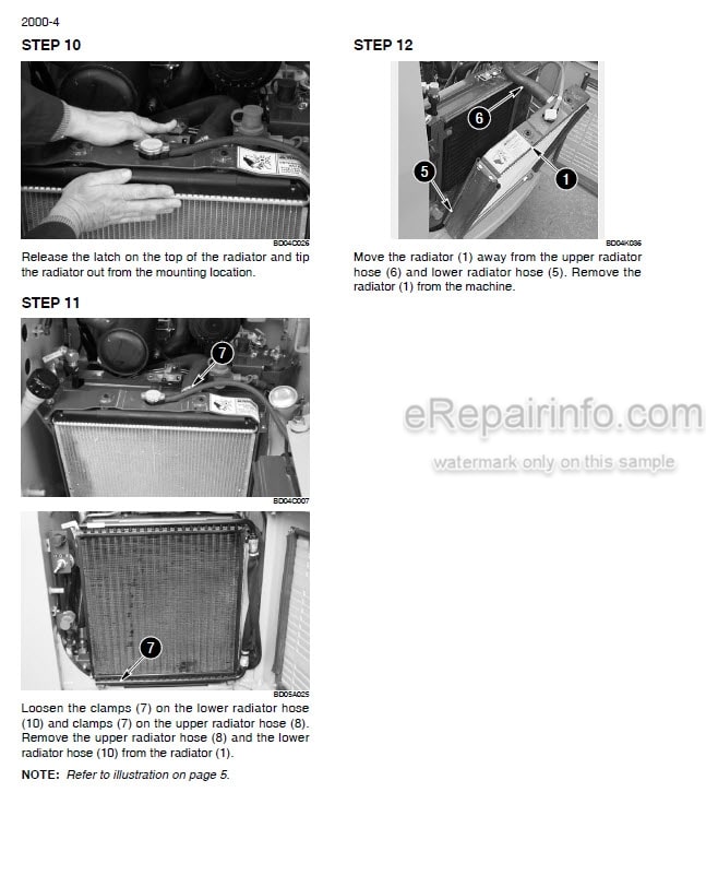 Photo 1 - Case 410 420 420CT Service Manual Skid Steer Compact Track Loader 87364090NAR0