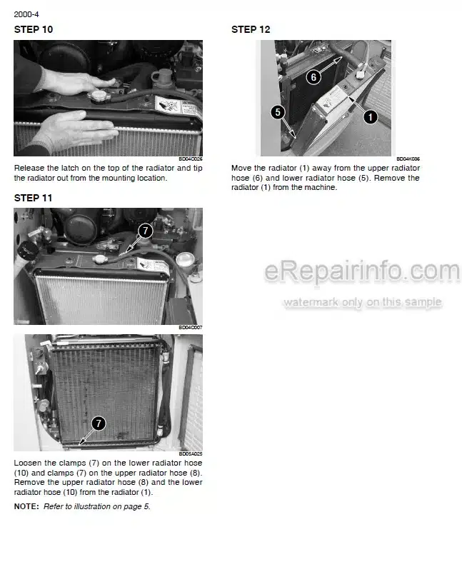 Photo 1 - Case 410 420 420CT Service Manual Skid Steer Compact Track Loader 87364090NAR0