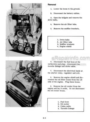 Photo 3 - Case 4120 4125  4130  4135  4136 4140 4150 4155 Service Manual Compact Loader Chassis GSS14762