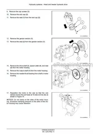 Photo 12 - Case 4206F 4208F 4212F 4406F 4408F 4412F 4206R 4208R 4212R 4406R 4408R 4412R 4416R Service Manual Corn Header 47869954