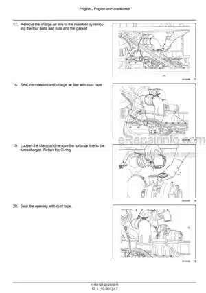 Photo 3 - Case 420 Cotton Express Service Manual Cotton Picker 47466123