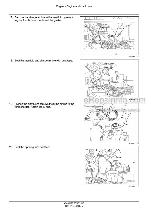 Photo 1 - Case 420 Cotton Express Service Manual Cotton Picker 47466123