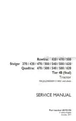 Photo 5 - Case 370 420 470 500 540 580 620 Rowtrac Steiger Quadtrac Tier 4B Final Service Manual Tractor 48193194