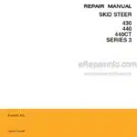 Photo 5 - Case 430 440 440CT Series 3 Repair Manual Skid Steer Loader 87634767NA