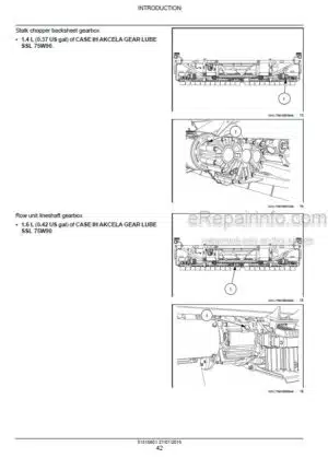 Photo 10 - Case 4408-22 4412-20 4412-22 4416-20 4416-22 4418-20 4418-22 Service Manual Corn Header 51510601