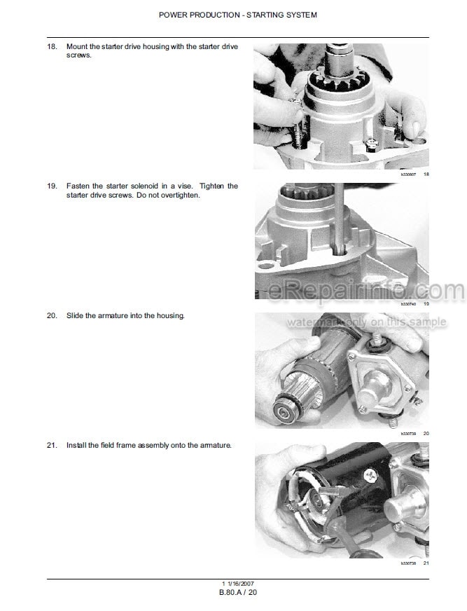 Photo 1 - Case 450 465 450CT Repair Manual Skid Steer Compact Track Loader 87578832NAR0