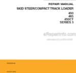 Photo 5 - Case 450 465 450CT Series 3 Repair Manual Skid Steer Compact Track Loader 87634780NA