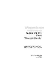 Photo 4 - Case 525 Farmlift Tier 4 Service Manual Telescopic Handler 47712944