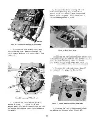 Photo 3 - Case 544 656 Series Service Manual H70 H80 Hydrostatic Drive Tractor GSS1397