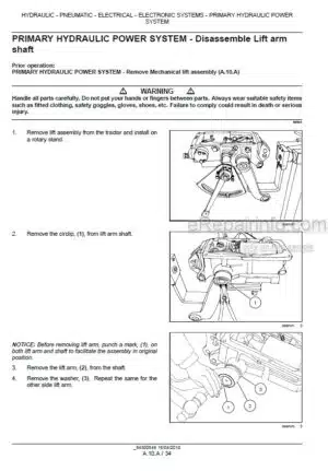 Photo 8 - Case 2500 3000SP Service Manual Sprayer 7-74070