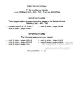 Photo 4 - Case 55C 65C 75C Farmall Service Manual And Manual Update Tractor 84419878A  84419878A1