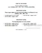 Photo 4 - Case 55C 65C 75C Farmall Service Manual And Manual Update Tractor 84419878A  84419878A1