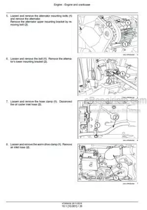 Photo 7 - Case 656 Series Service Manual Tractor GSS-1054