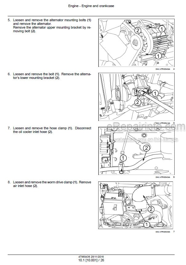 Photo 1 - Case 55JXM 65JXM 75JXM Farmall Service Manual Tractor 47969436