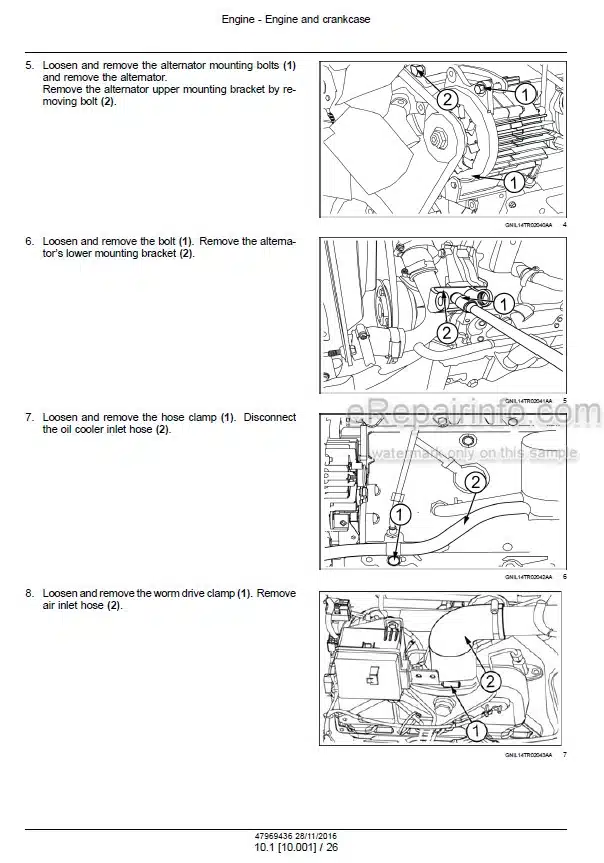 Photo 1 - Case 55JXM 65JXM 75JXM Farmall Service Manual Tractor 47969436