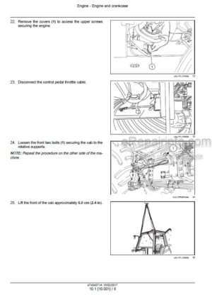 Photo 10 - Case 60 80 95 Farmall Service Manual Tractor 47454571A