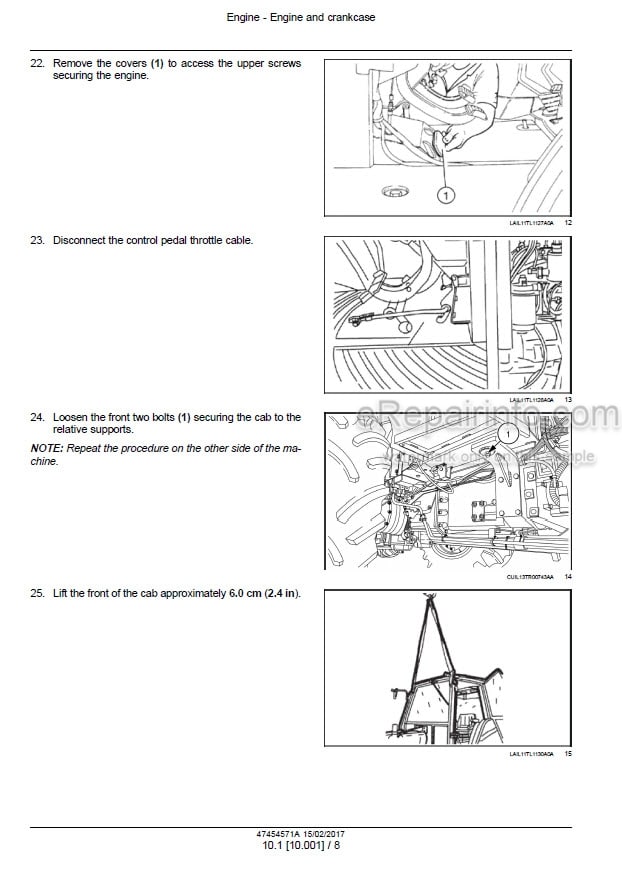 Photo 1 - Case 60 80 95 Farmall Service Manual Tractor 47454571A