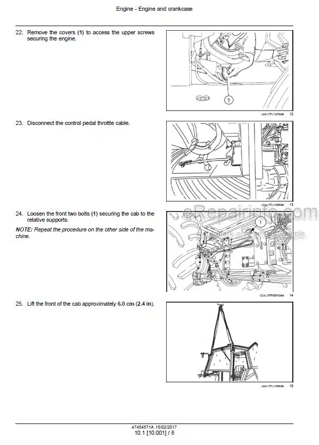 Photo 1 - Case 60 80 95 Farmall Service Manual Tractor 47454571A