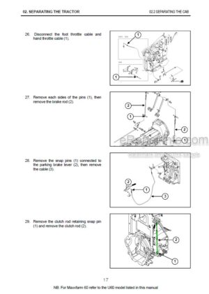 Photo 8 - Case 55C 65C 75C Farmall Efficient Power Service Manual Tractor 47772181