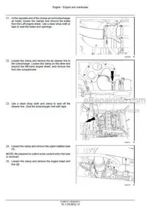 Photo 7 - Case 620 Cotton Express Service Manual Cotton Picker 47466131