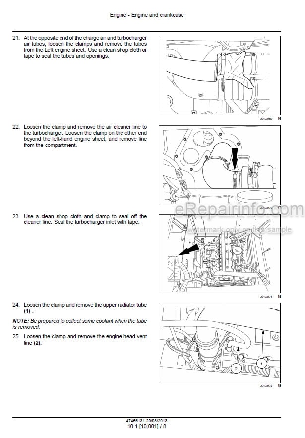 Photo 1 - Case 620 Cotton Express Service Manual Cotton Picker 47466131