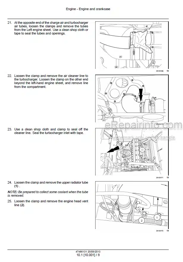 Photo 1 - Case 620 Cotton Express Service Manual Cotton Picker 47466131