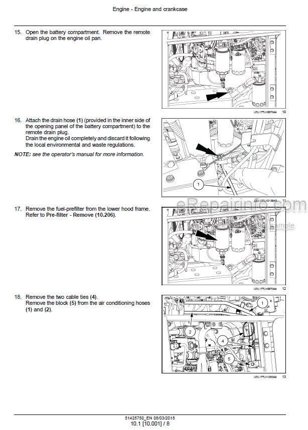 Photo 1 - Case 632 635 735 742 935 Farmlift Stage IV Service Manual Telescopic Handler 51425750