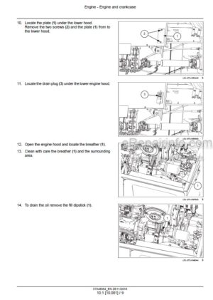 Photo 8 - Case 215 245 275 305 335 Magnum Service Manual Tractor 84315761