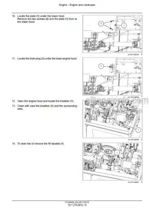 Photo 8 - Case 215 245 275 305 335 Magnum Service Manual Tractor 84315761