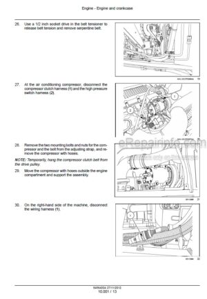 Photo 8 - Case 225 250 280 310 335 Magnum Service Manual Tractor 84318438