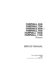 Photo 4 - Case 65A 75A 85A 95A 105A 115A Farmall Service Manual Tractor 47445484