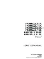 Photo 4 - Case 65A 75A 85A 95A 105A 115A Farmall Service Manual Tractor 47445484