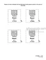Photo 5 - Case 65C 75C 85C 95C Farmall Repair Manual Tractor 87758598