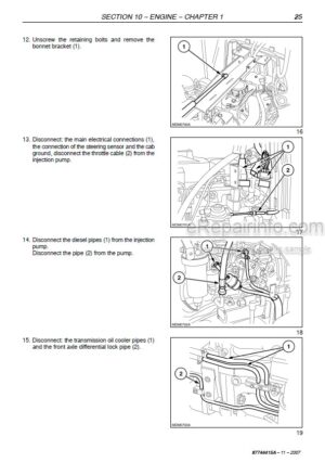 Photo 7 - Case 65C 75C Farmall Tier 4B Final Service Manual Tractor 51505368