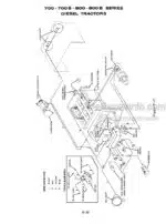 Photo 5 - Case 700 800 730 830 Service Manual Tractor 9-74321R0