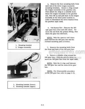 Photo 9 - Case 700 800 Series Service Manual Forage Harvester GSS14751