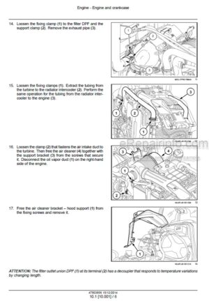 Photo 4 - Case 75C 85C 95C 105C 115C Farmall Efficient Power Service Manual Tractor 47803856