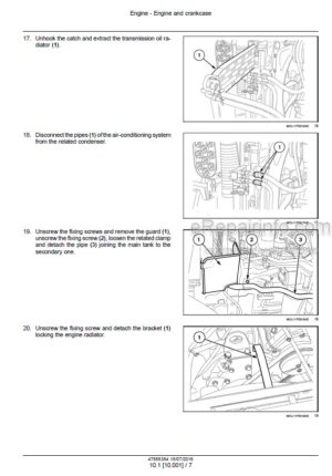 Photo 12 - Case 75F 85F 95F 105F Quantum Service Manual Tractor 47888384