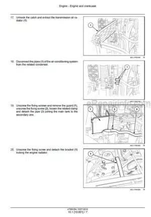 Photo 10 - Case 75F 85F 95F 105F Quantum Service Manual Tractor 47888384