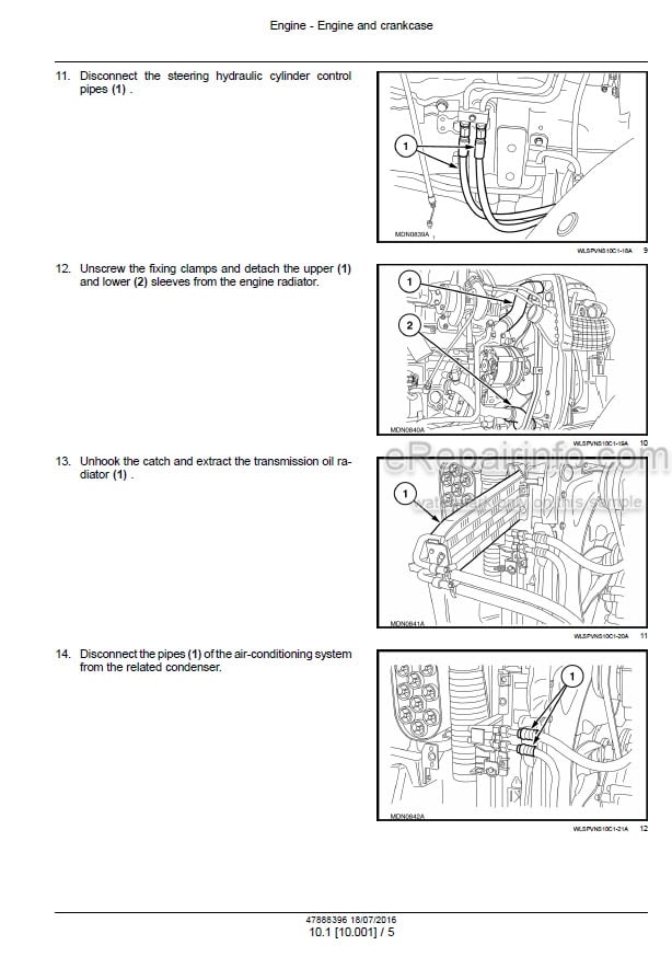 Photo 1 - Case 75N 85N 95N 105N Farmall Service Manual Tractor 47888396