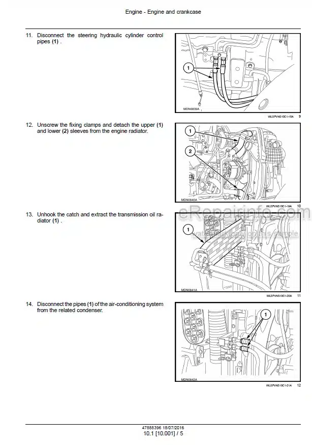 Photo 1 - Case 75N 85N 95N 105N Farmall Service Manual Tractor 47888396