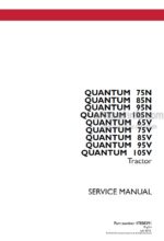 Photo 8 - Case 75N 85N 95N 105N 65V 75V 85V 95V 105V Quantum Service Manual Tractor 47888391