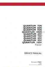 Photo 8 - Case 75N 85N 95N 105N 65V 75V 85V 95V 105V Quantum Service Manual Tractor 47888391