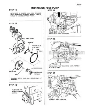 Photo 5 - Case 770 870 Service Manual Tractor 9-79052R0