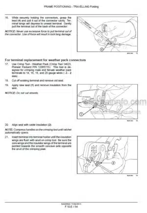 Photo 7 - Case 800 Precision Hoe Service Manual Precision Air Hoe Drill 84425024