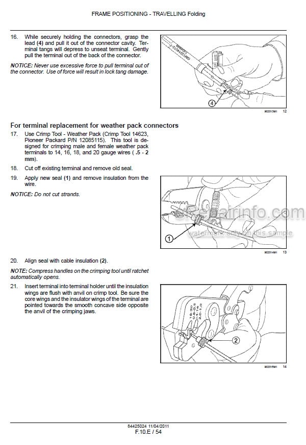 Photo 1 - Case 800 Precision Hoe Service Manual Precision Air Hoe Drill 84425024