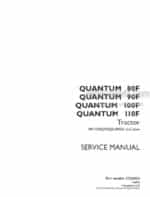 Photo 5 - Case 80F 90F 100F 110F Quantum Service Manual Tractor 51526024