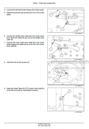 Photo 10 - Case 80JXM 90JXM Farmall Service Manual Tractor 47866581