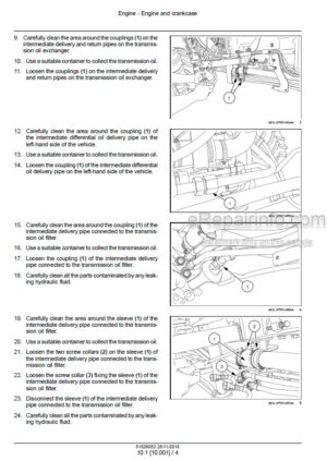 Photo 4 - Case 80N 80V 90N 90V 100N 100V 110N 110V Farmall Tier 4A Interim Service Manual Tractor 51526052