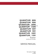 Photo 6 - Case 80N 90N 100N 110N 80V 90V 100V 110V Quantum Service Manual Tractor 51523387